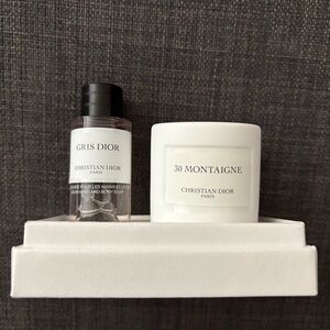 Christian Dior Gris Dior Soap and 30 Montaigne Candle Set